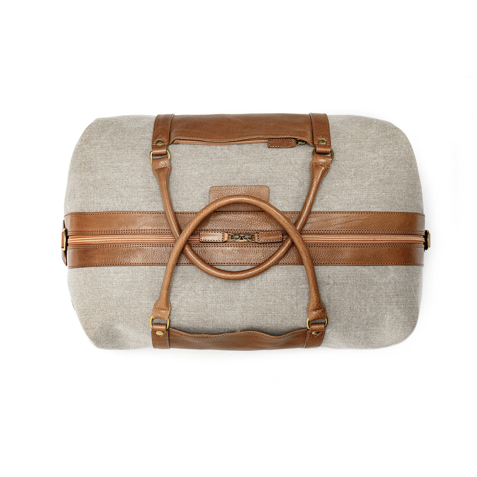 Duffle Weekender Bag, Linen Canvas