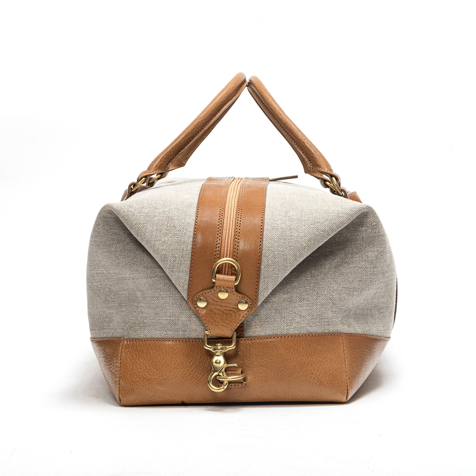Duffle Weekender Bag, Linen Canvas