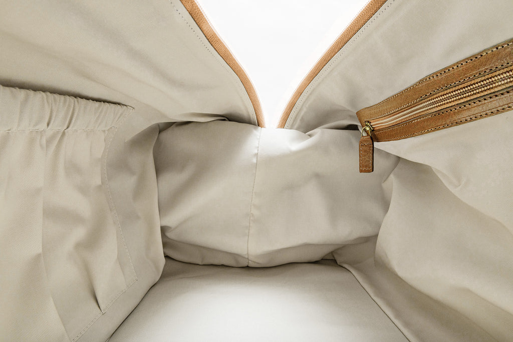 Duffle Weekender Bag, Linen Canvas