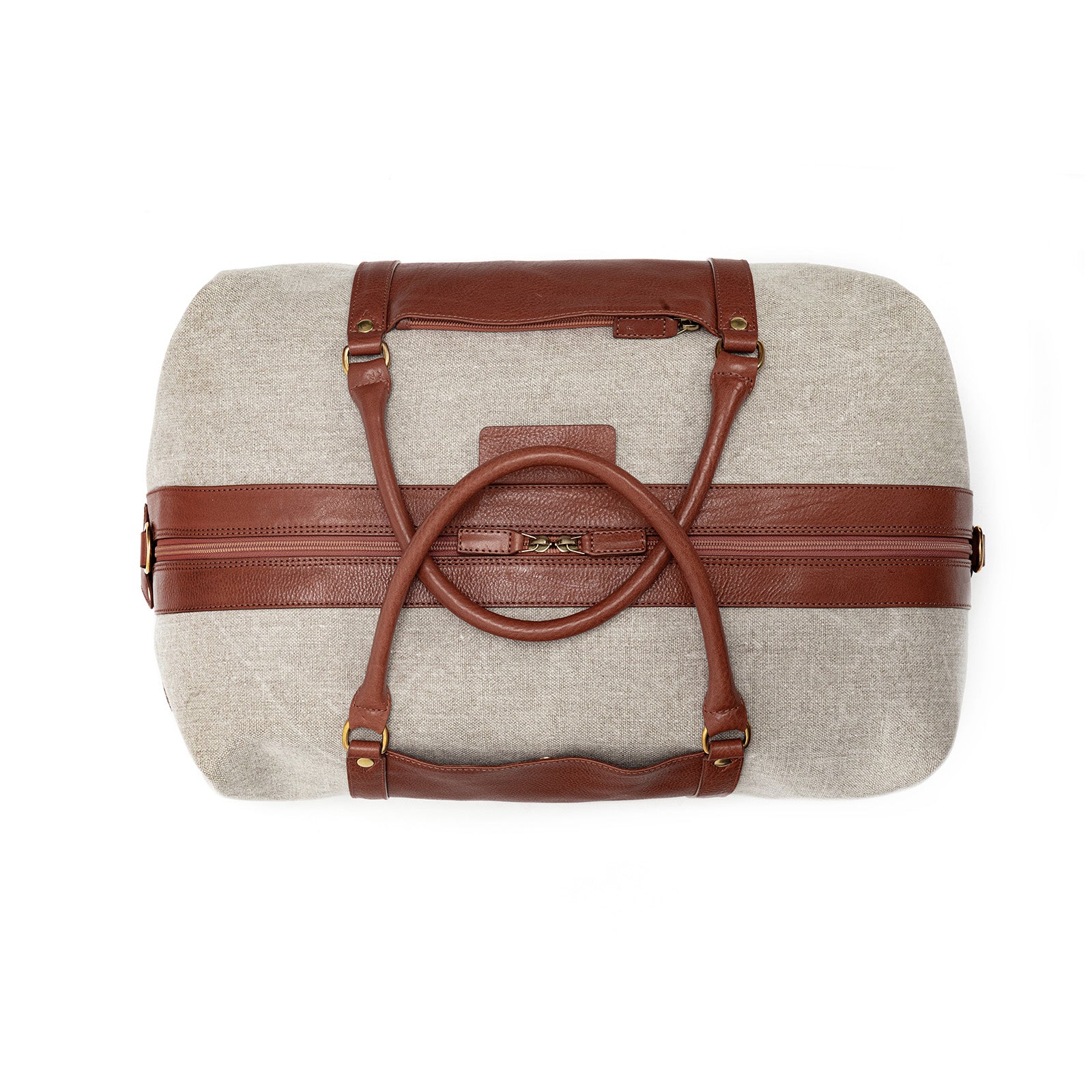 Duffle Weekender Bag, Linen Canvas