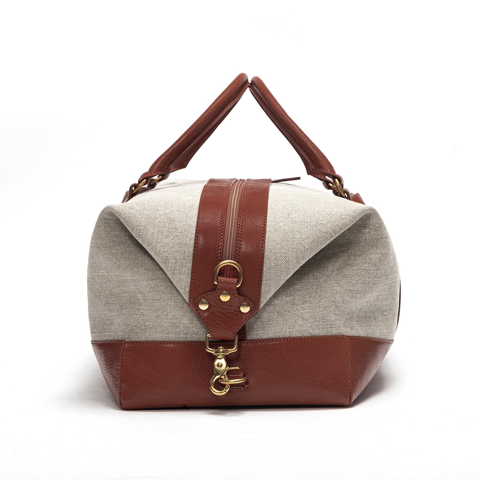 Duffle Weekender Bag, Linen Canvas