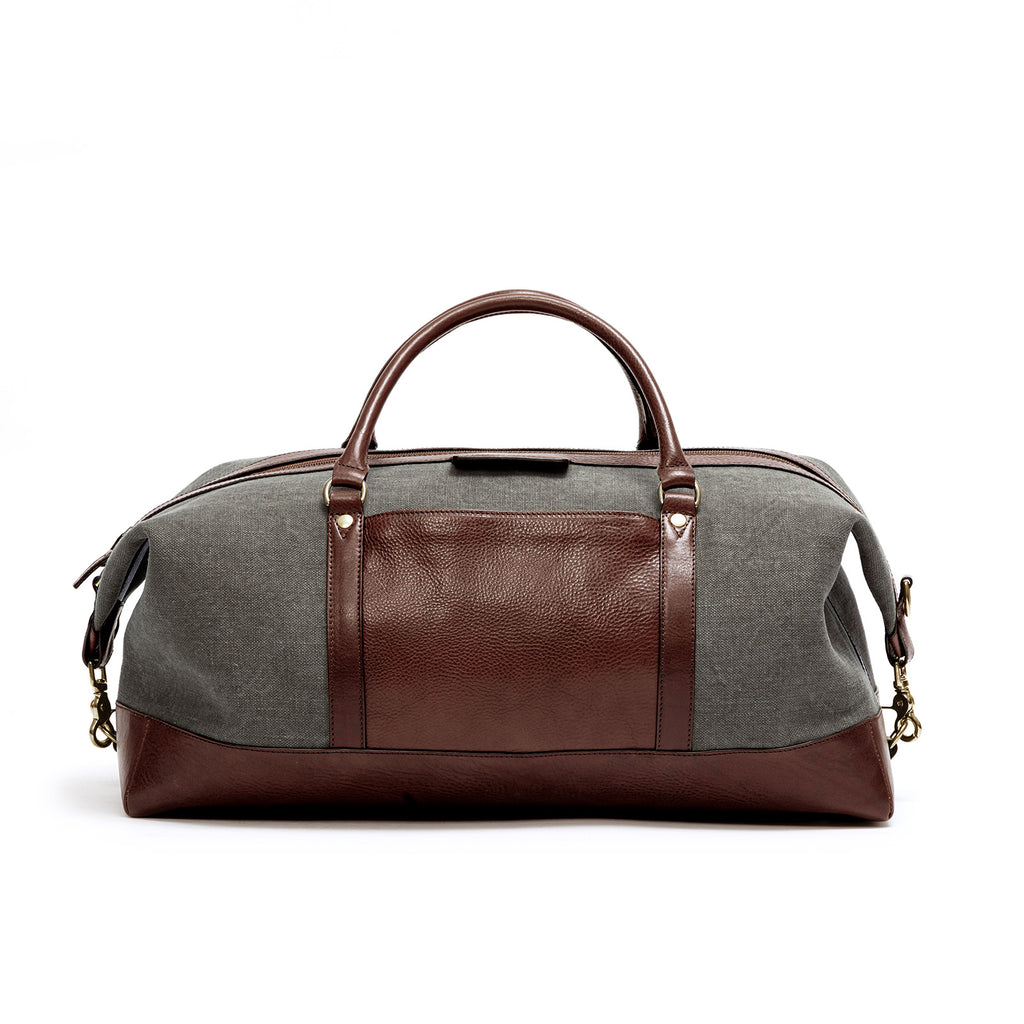 Duffle Weekender Bag, Linen Canvas