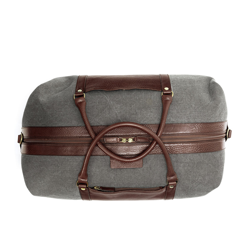 Duffle Weekender Bag, Linen Canvas