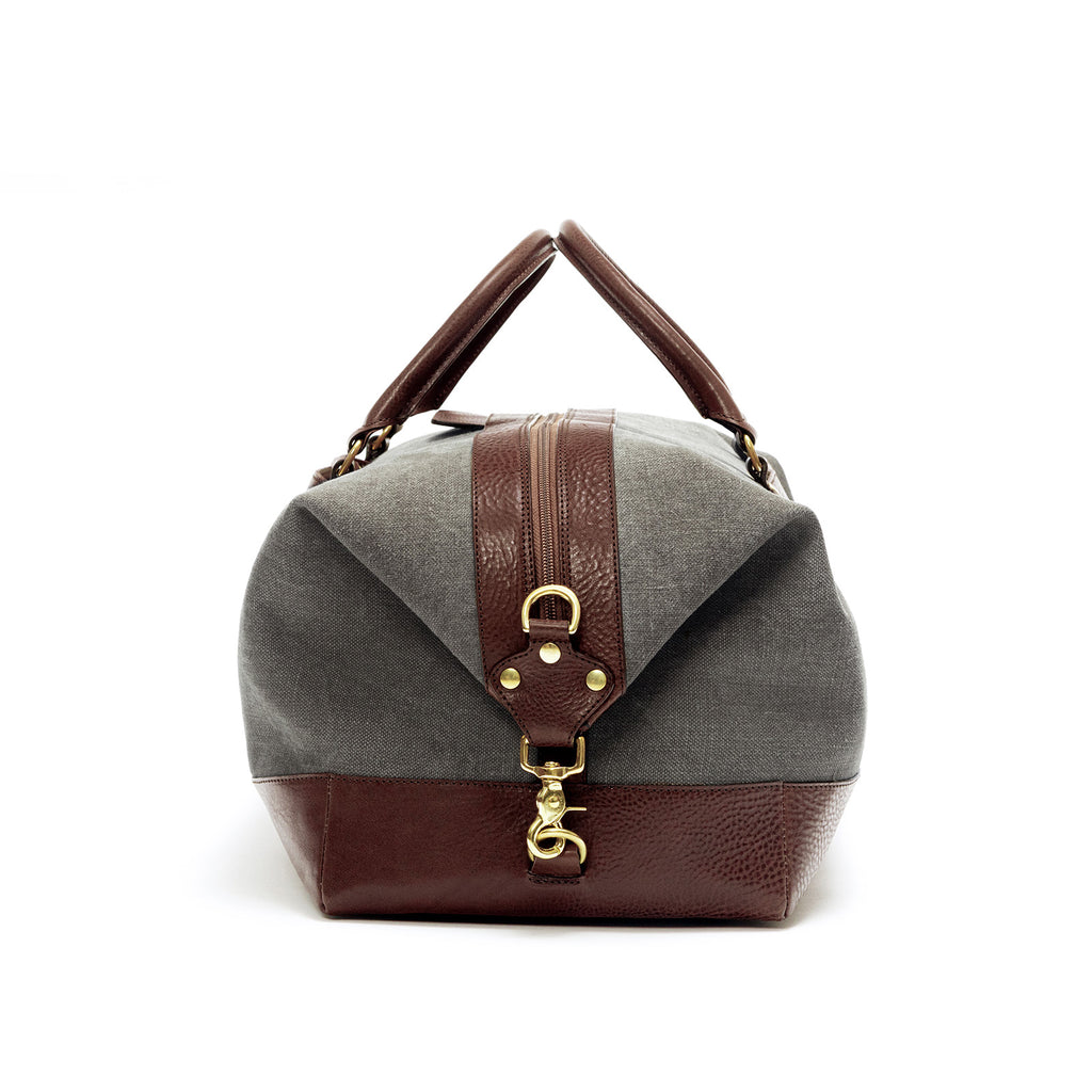 Duffle Weekender Bag, Linen Canvas