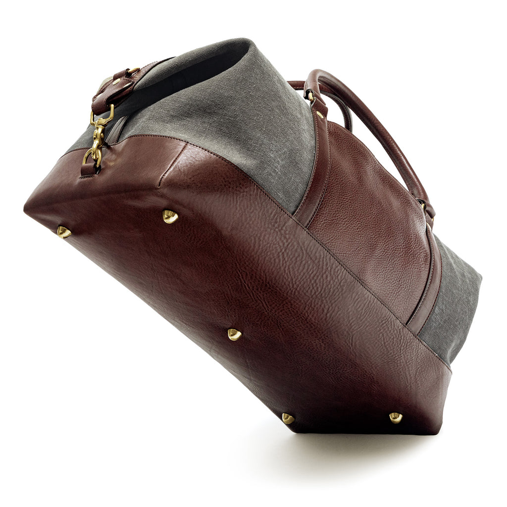 Duffle Weekender Bag, Linen Canvas