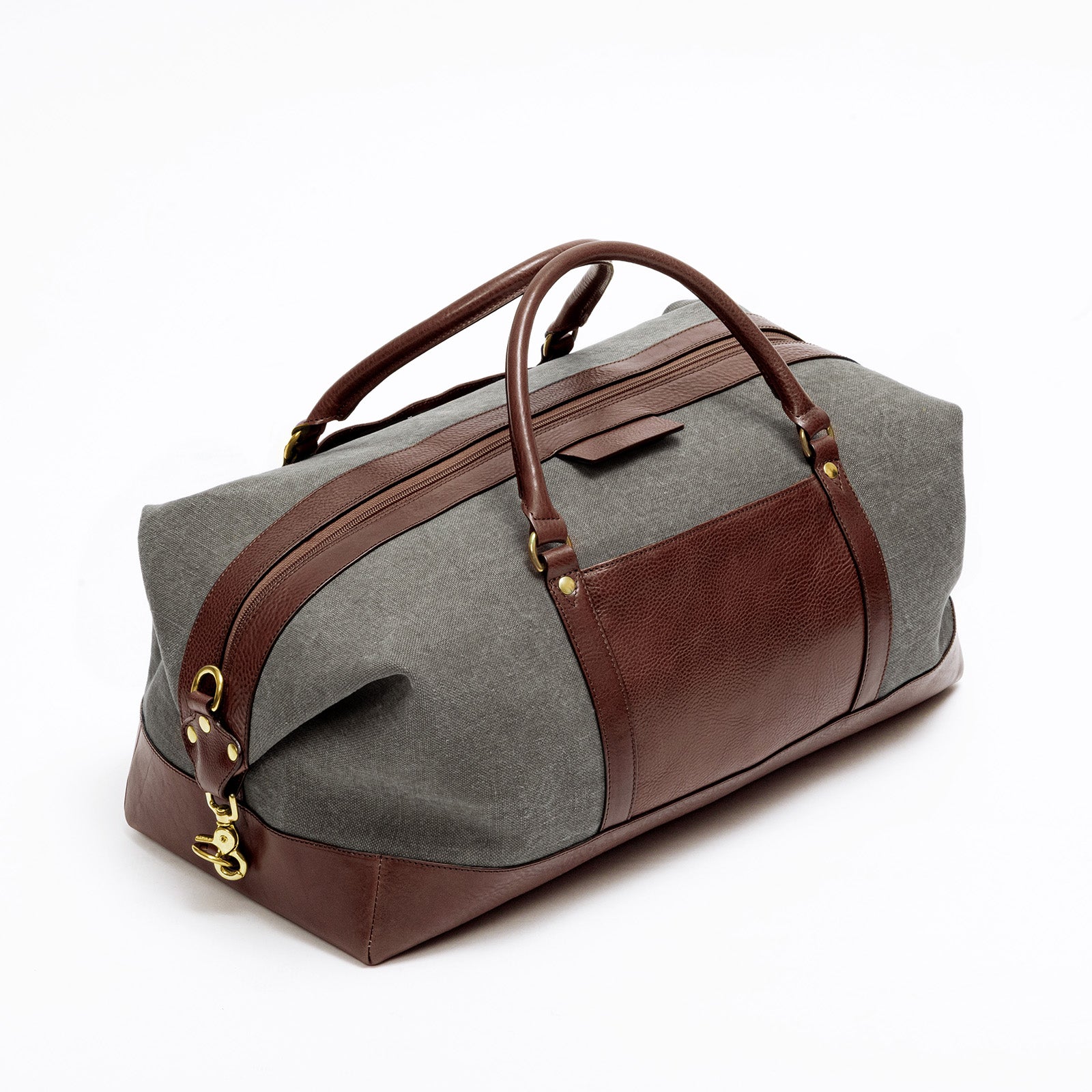 Duffle Weekender Bag, Linen Canvas
