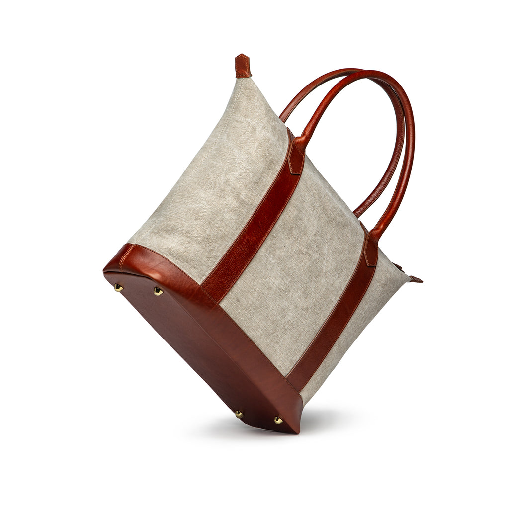 Ladies Tote Bag, Linen Canvas