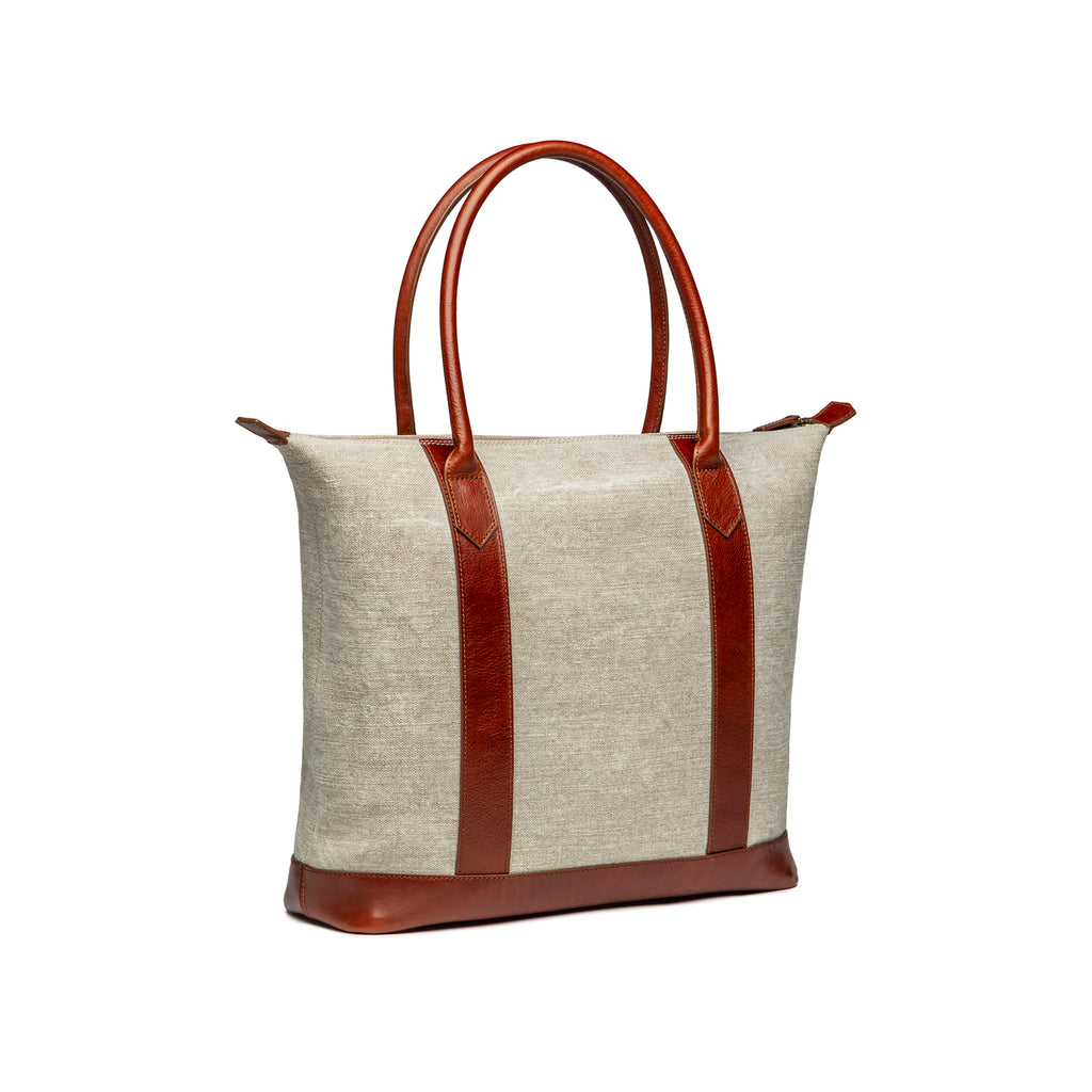 Ladies Tote Bag, Linen Canvas