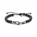 Men's Bracelet round natural stones