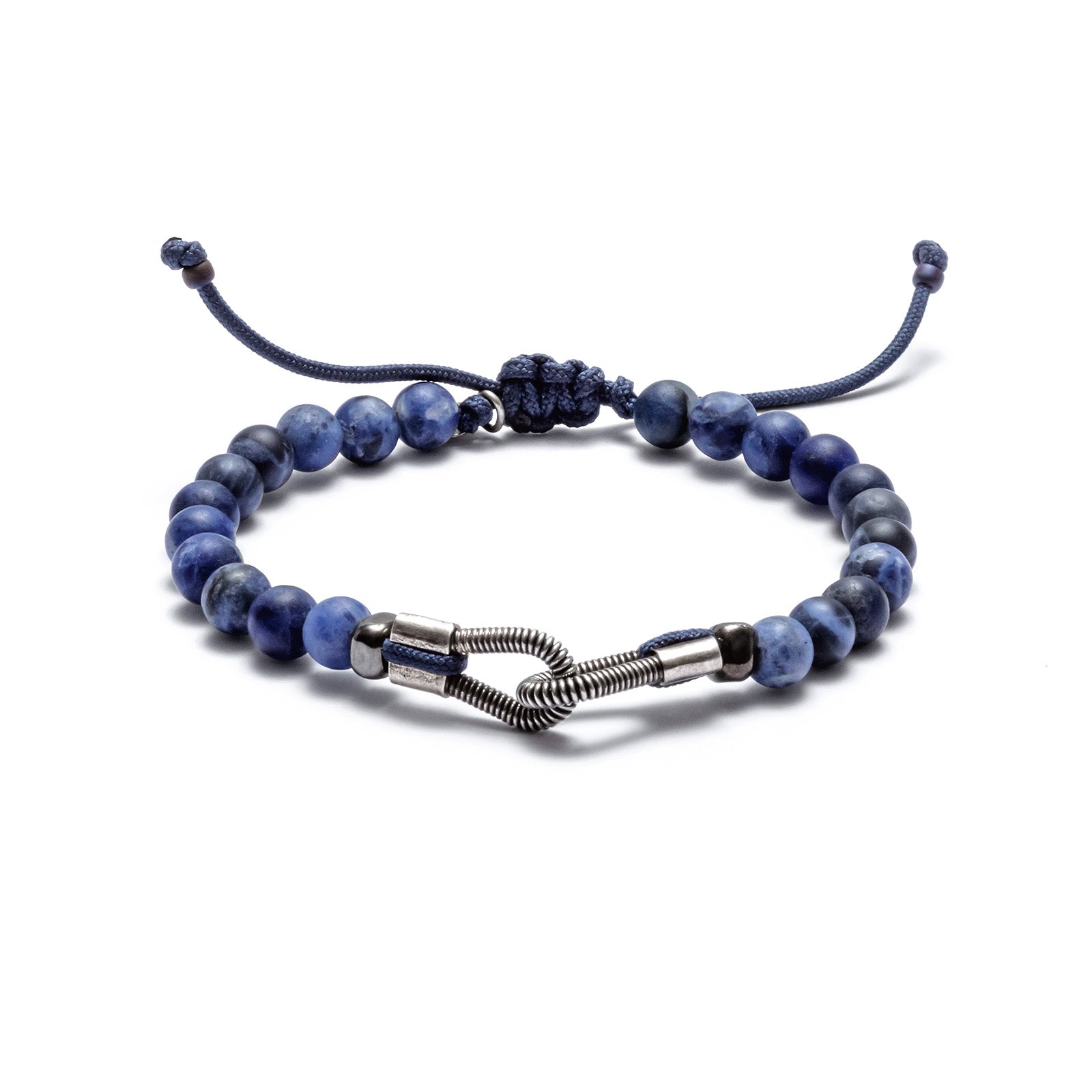 Men's Bracelet round natural stones
