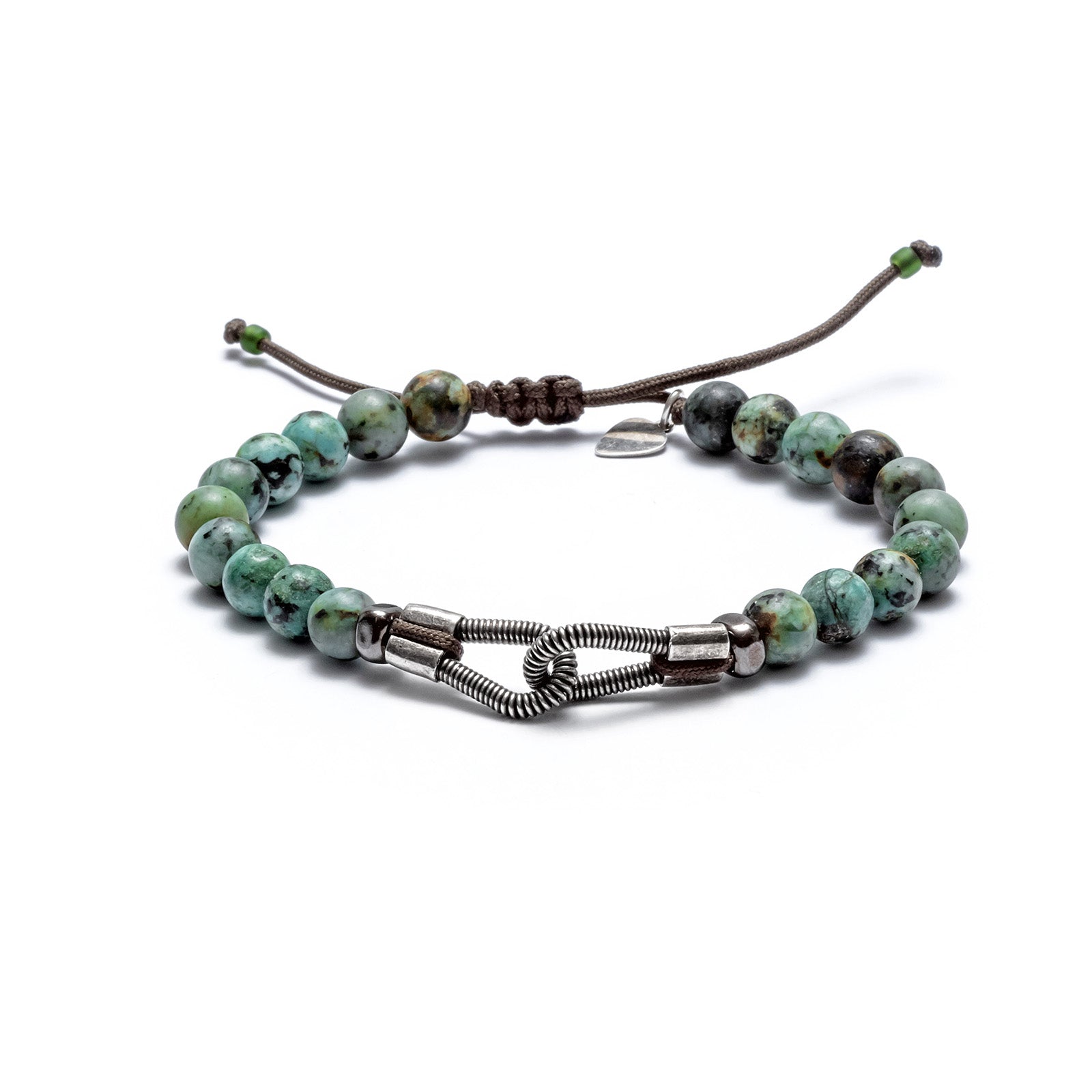 Men's Bracelet round natural stones