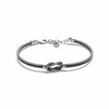 Men's Bracelet with a knot, bass string