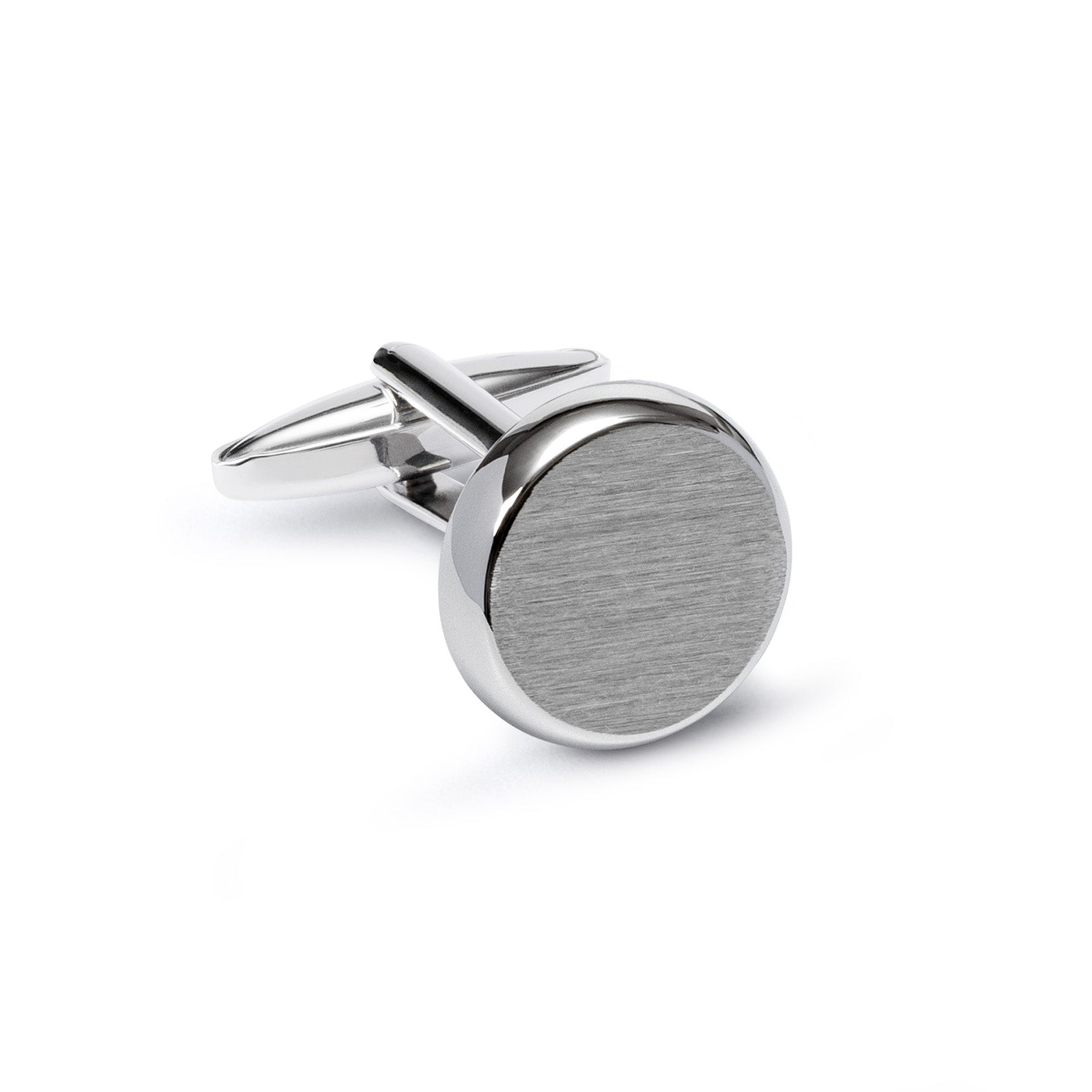 Cufflinks, Brushed Metal