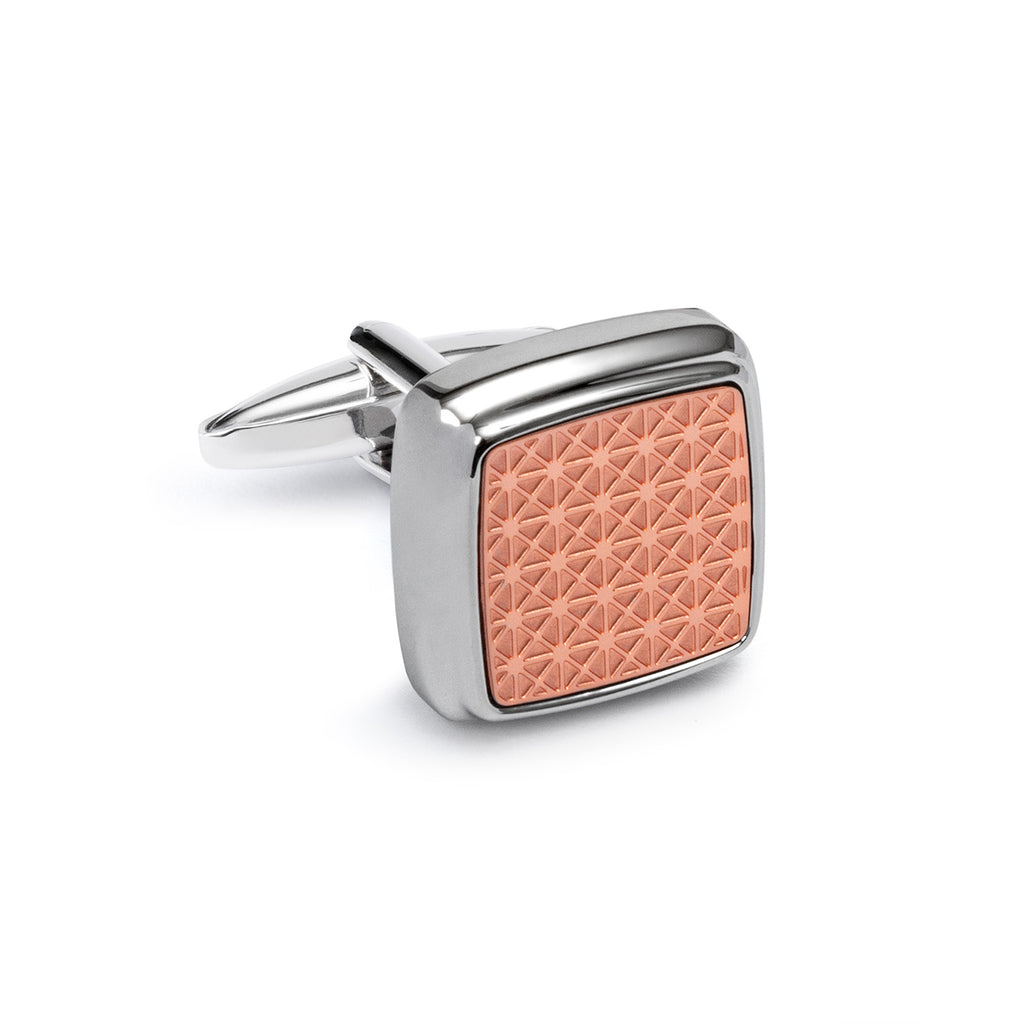 Cufflinks, Square Patterned