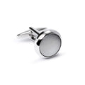 Cufflinks, Rounded Mother of Pearl