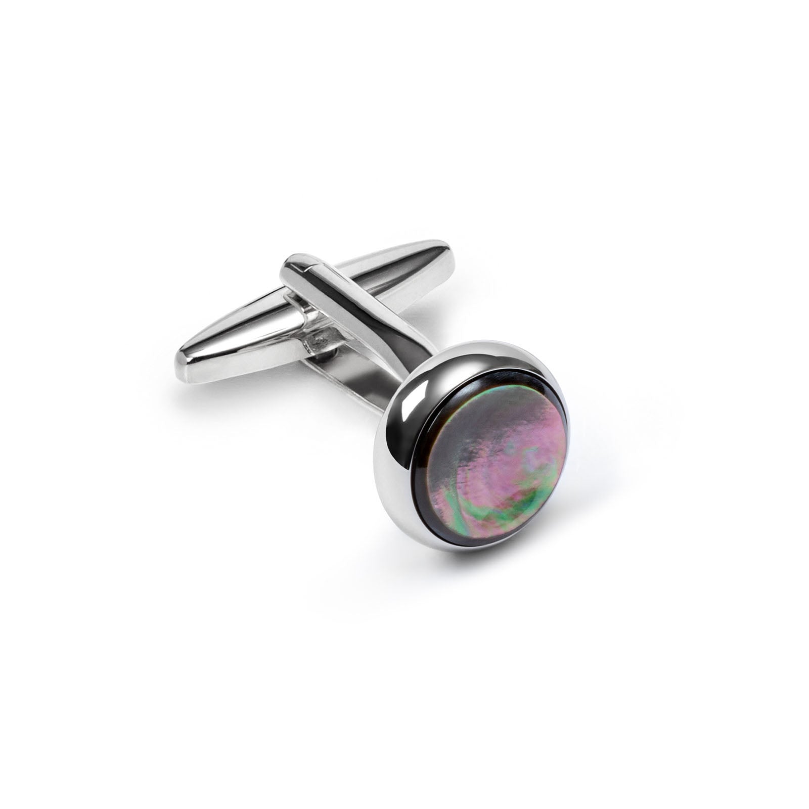 Cufflinks, Smoky Mother of Pearl