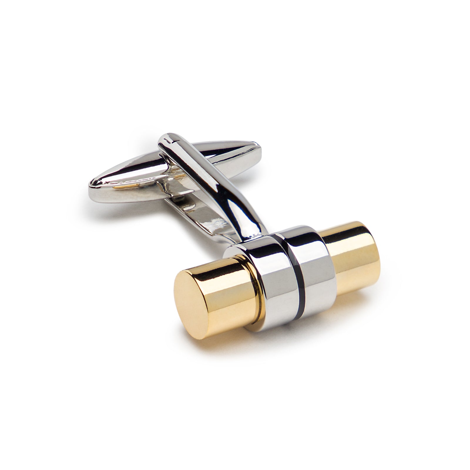 Cufflinks, Gold Tube