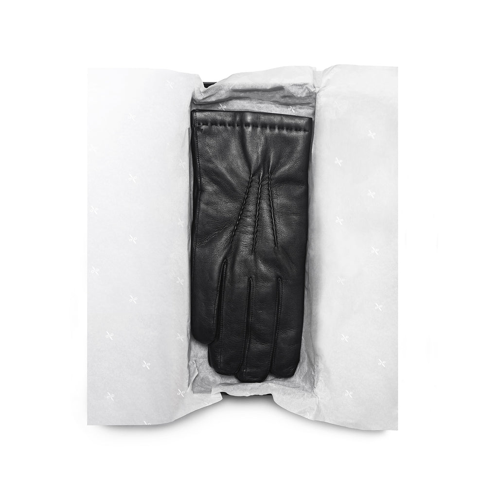 classic men's leather gloves