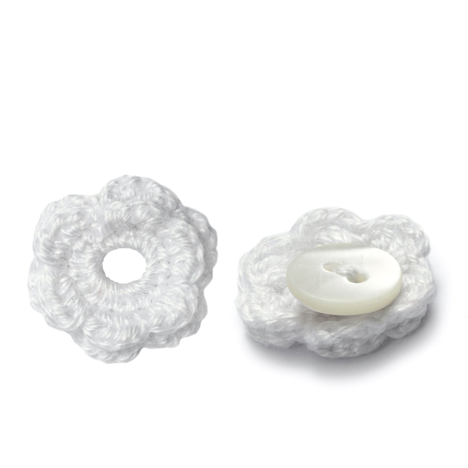 Lapel Pin, Crochet Flower Small
