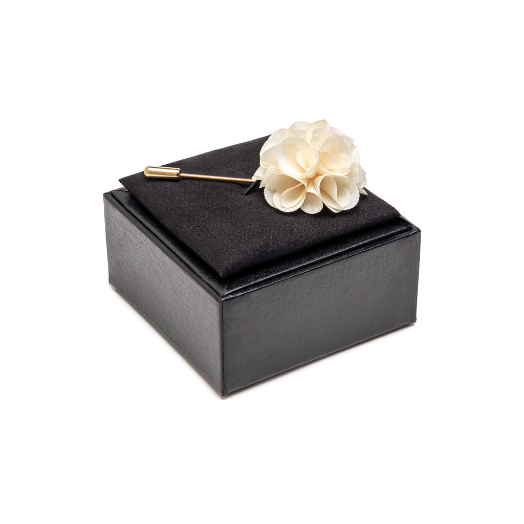 Lapel Pin, Satin Flower Small