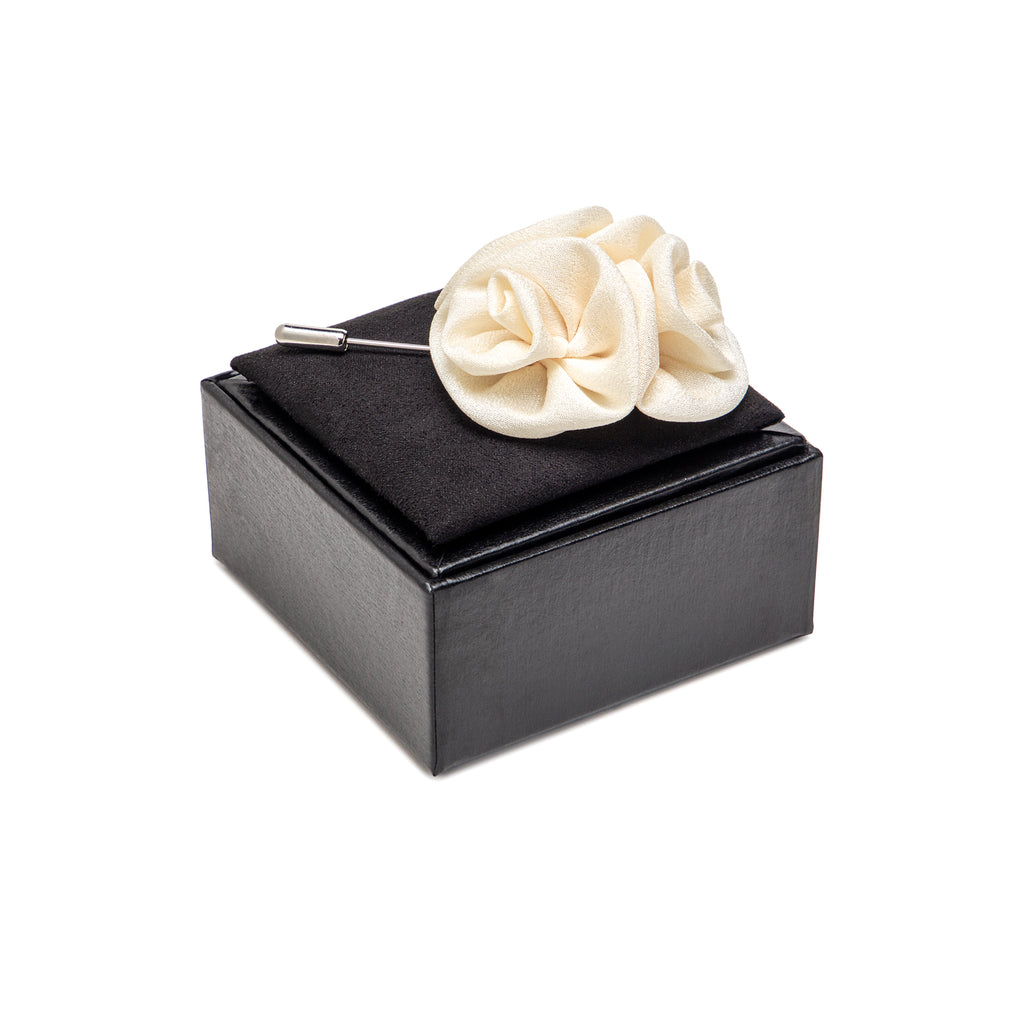 Lapel Pin, Satin Flower Large