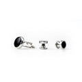 Dress Studs and Cufflinks, Black Onyx