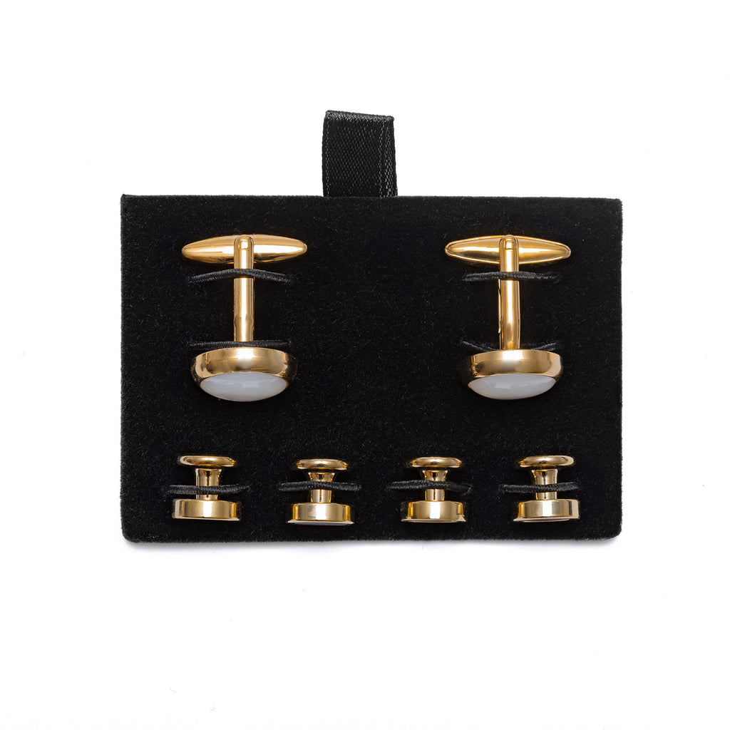 Dress Studs and Cufflinks, Semi Precious Stone