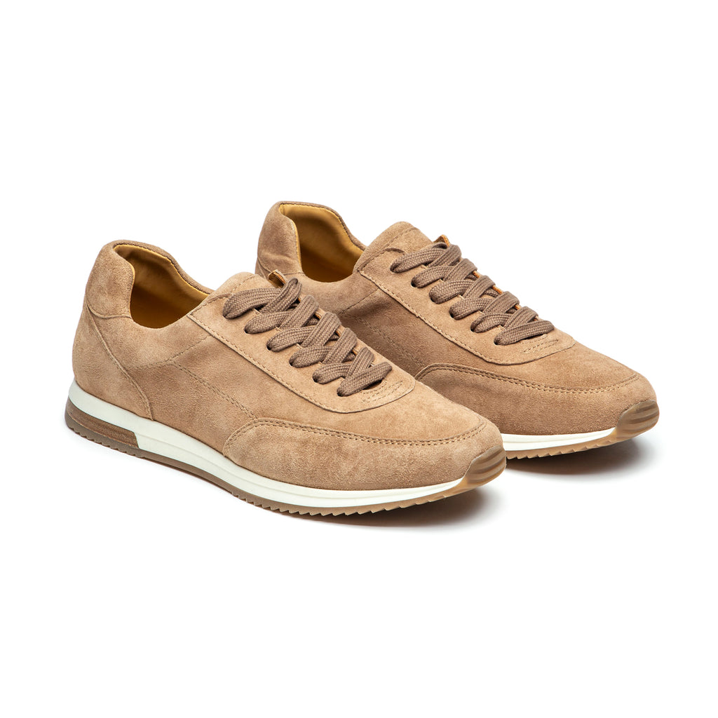 Suede Runner Sneakers (Runner sneakers in luxury goat suede)