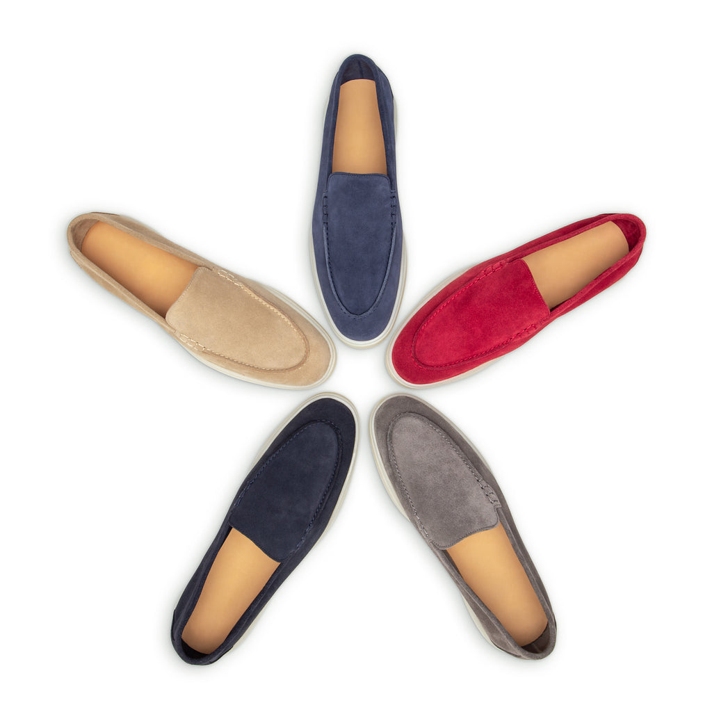 Suede Loafers