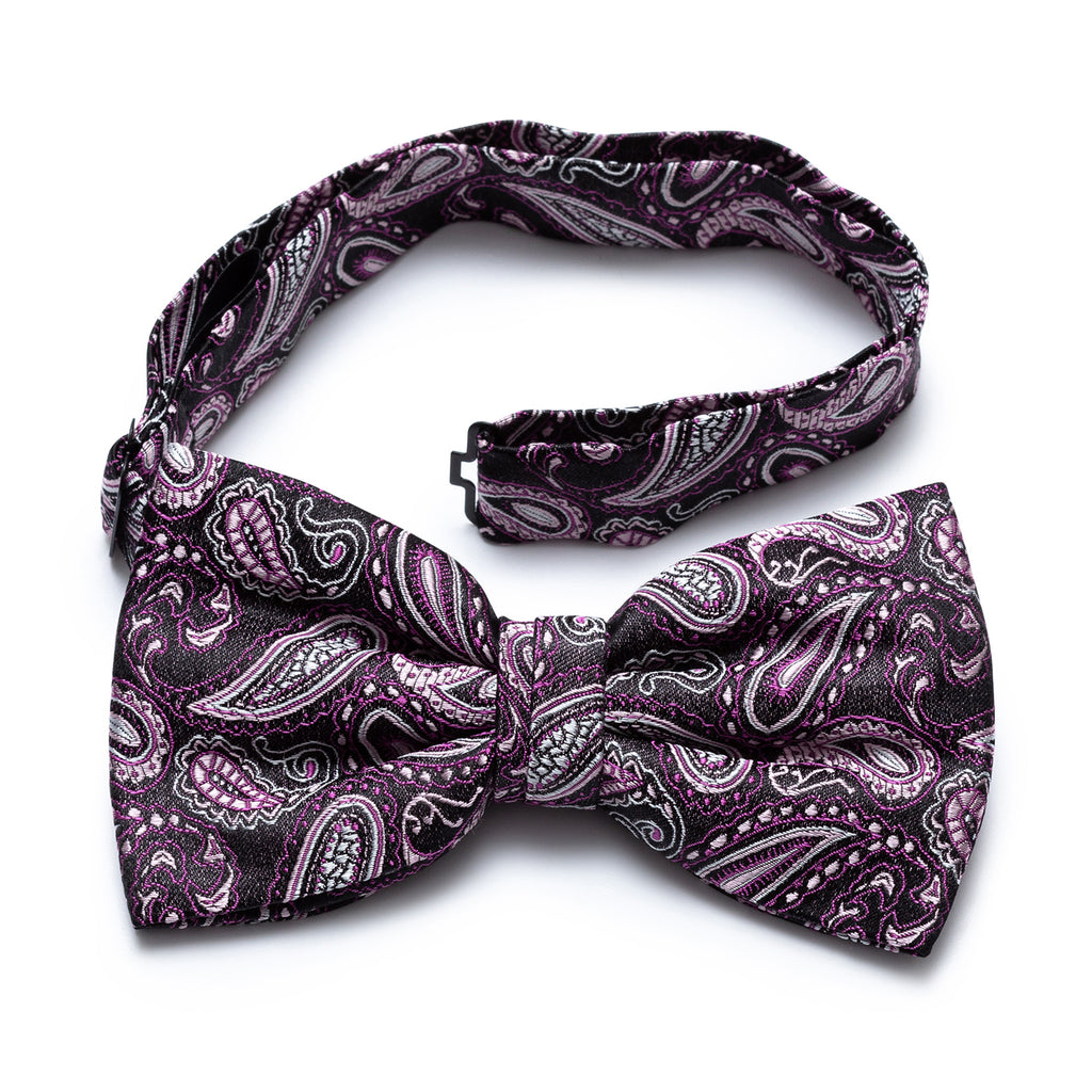 Bow tie ready tied, paisley Pattern