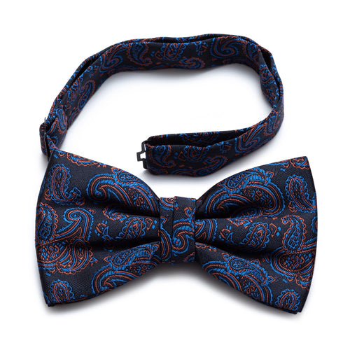 Bow tie ready tied, paisley Pattern
